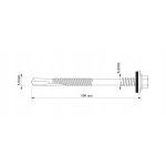 Suruburi pentru panouri sandwich GTR 12- 130 - imagine 2